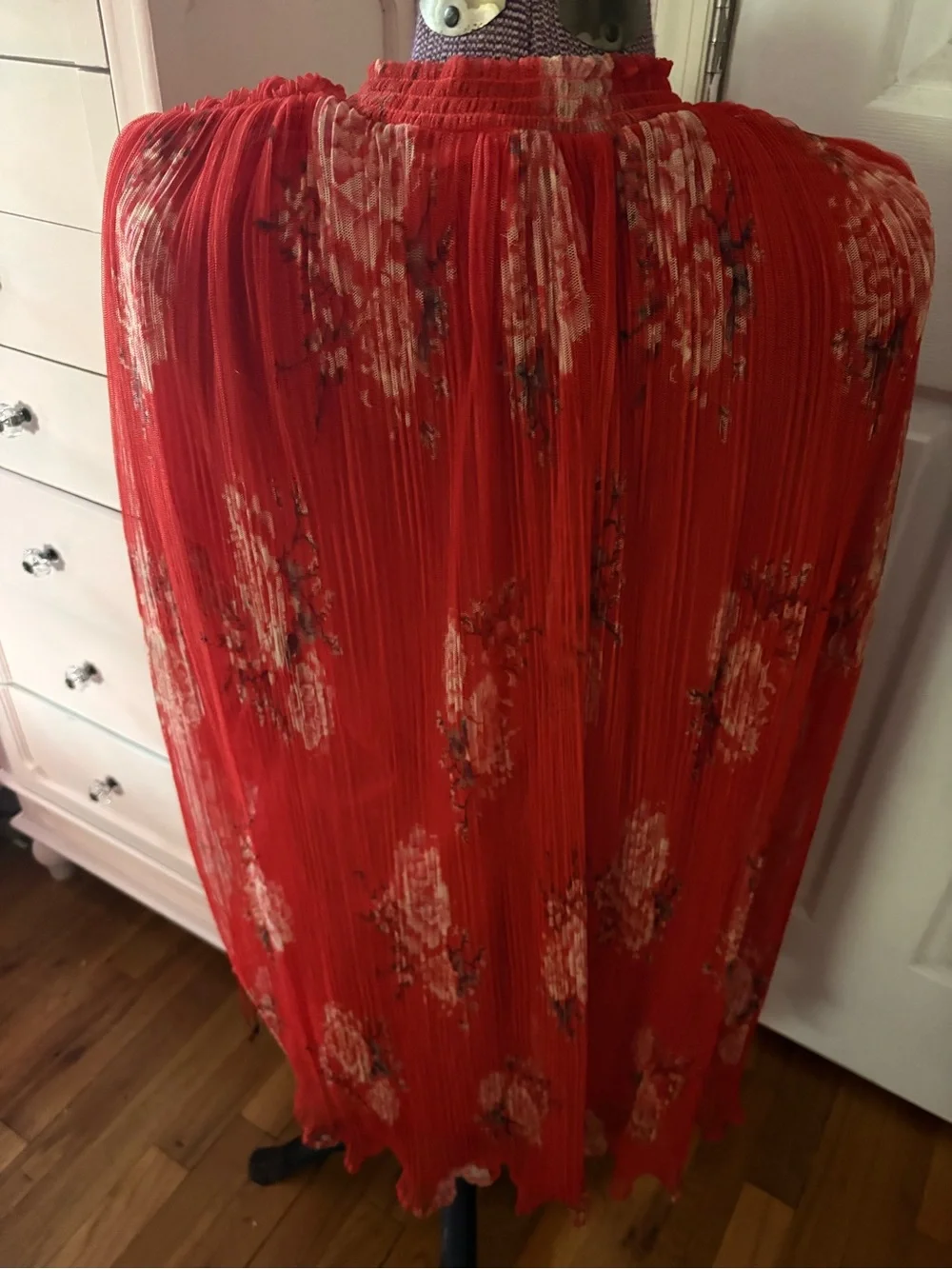 Free People Dahlia Bell Sleeve Printed Tunic S